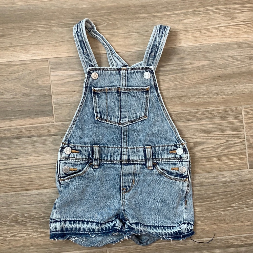 Acid wash demon overalls